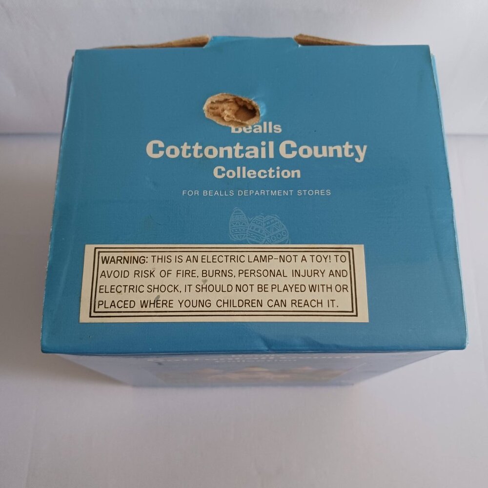 NIB Bealls Cottontail Country Collection Multi-Color Porcelain Egg Shaped Light - Picture 4 of 10